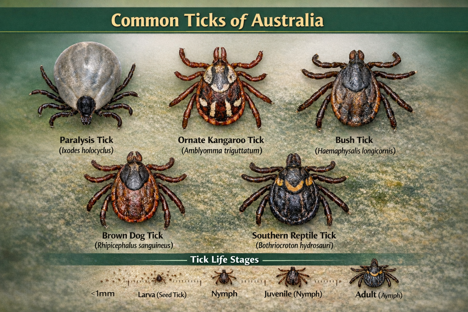 Common Ticks of Australia
